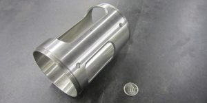  laser cut threaded Stainless tube